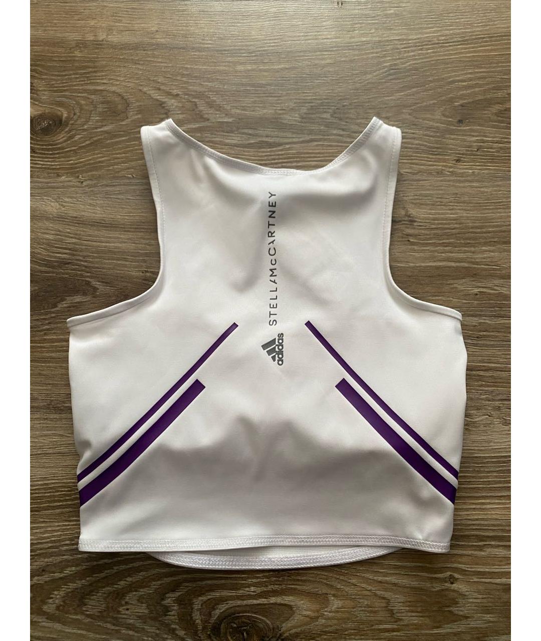 ADIDAS BY STELLA MCCARTNEY Белая полиэстеровая майка, фото 6