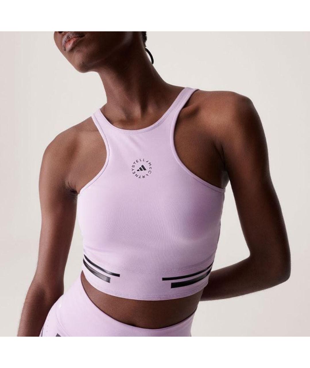 ADIDAS BY STELLA MCCARTNEY Белая полиэстеровая майка, фото 8