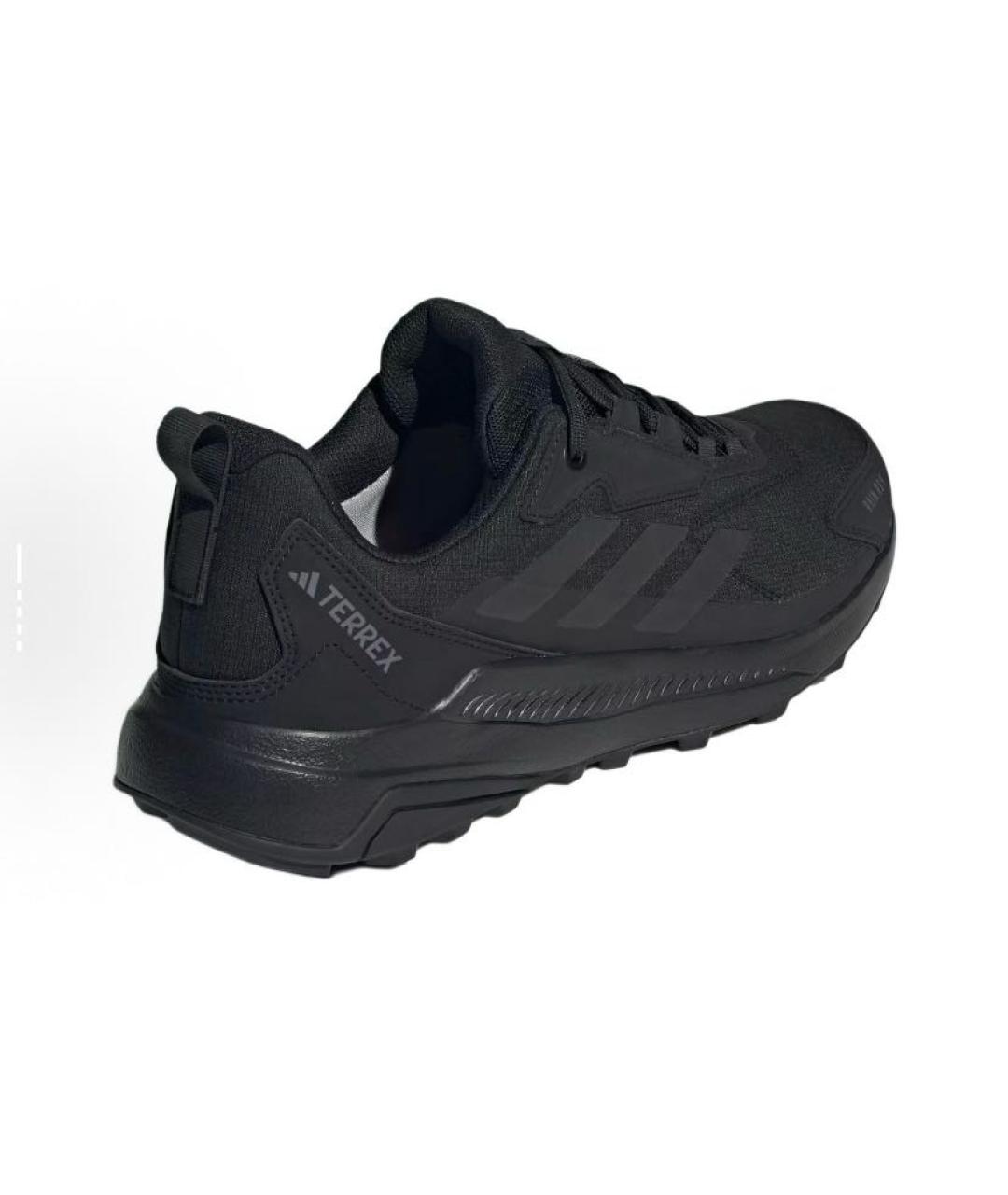 ADIDAS Черные текстильные низкие кроссовки / кеды, фото 6