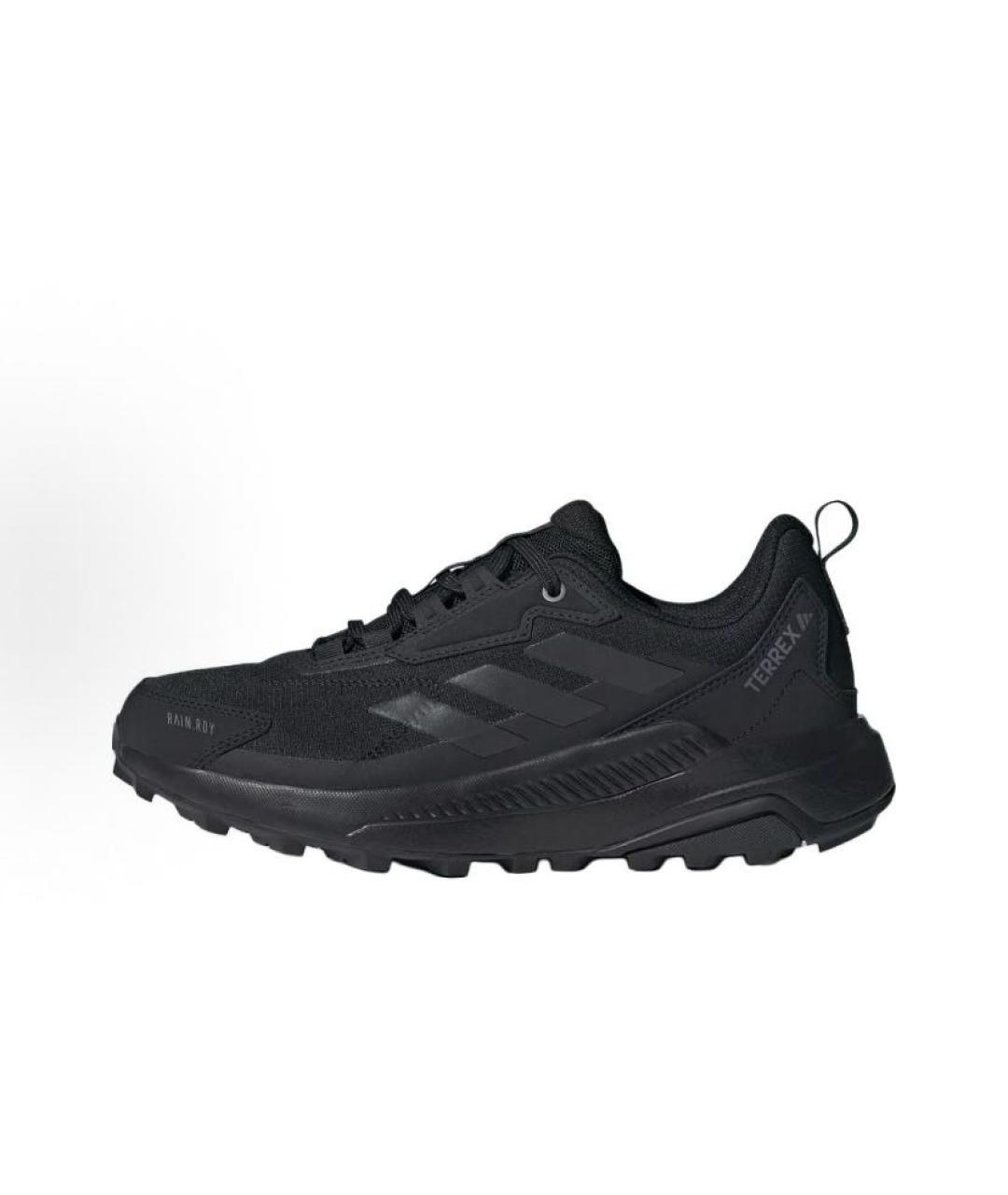 ADIDAS Черные текстильные низкие кроссовки / кеды, фото 3
