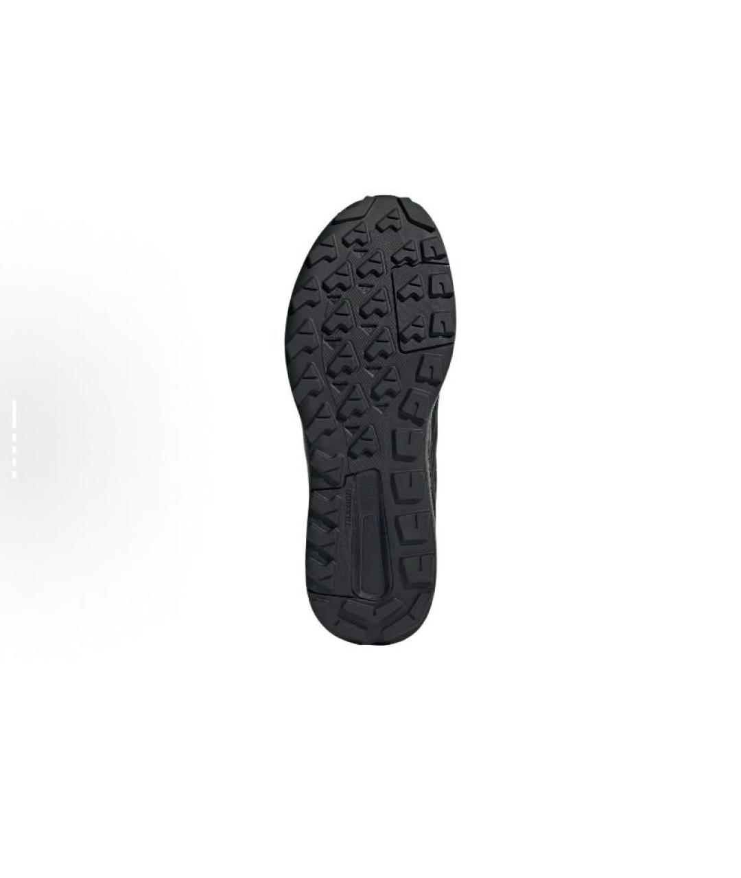 ADIDAS Черные текстильные низкие кроссовки / кеды, фото 8