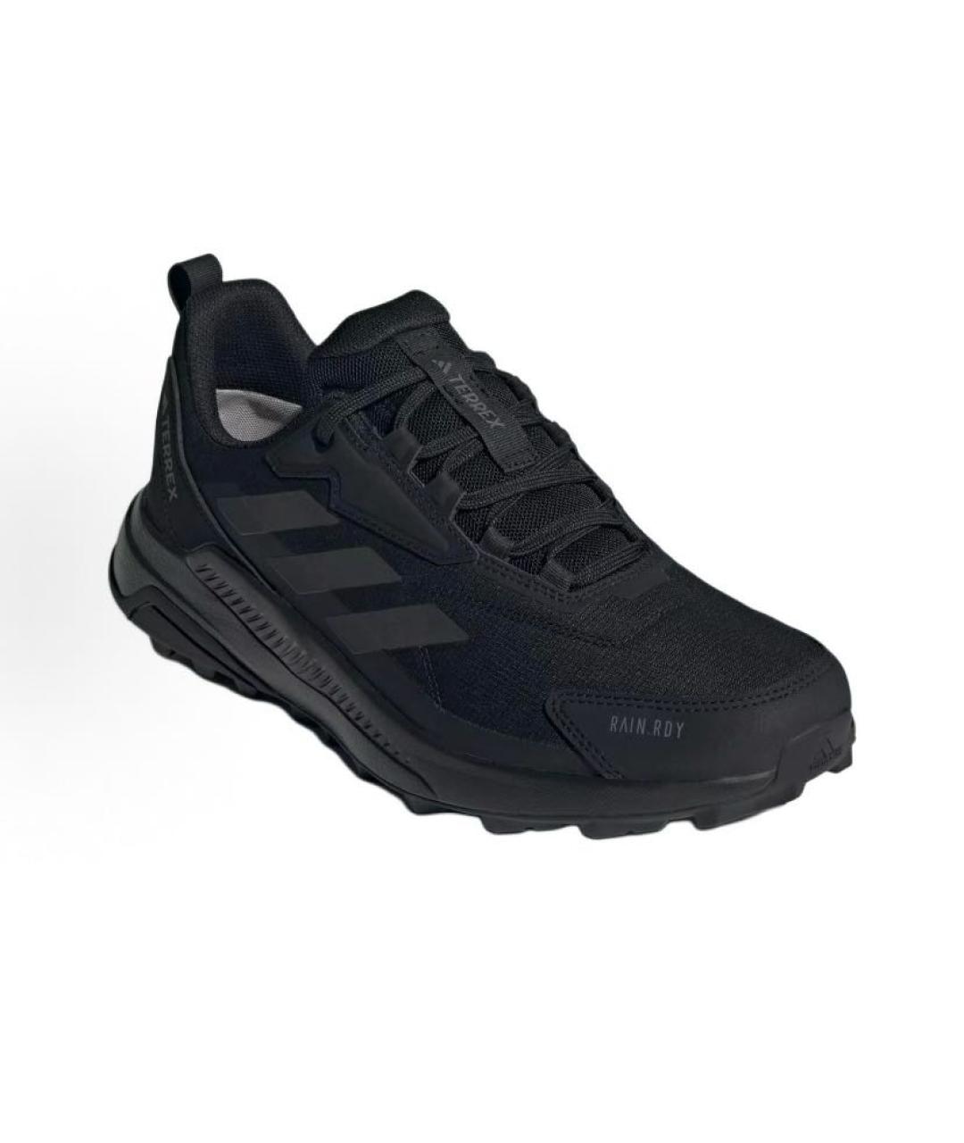ADIDAS Черные текстильные низкие кроссовки / кеды, фото 5