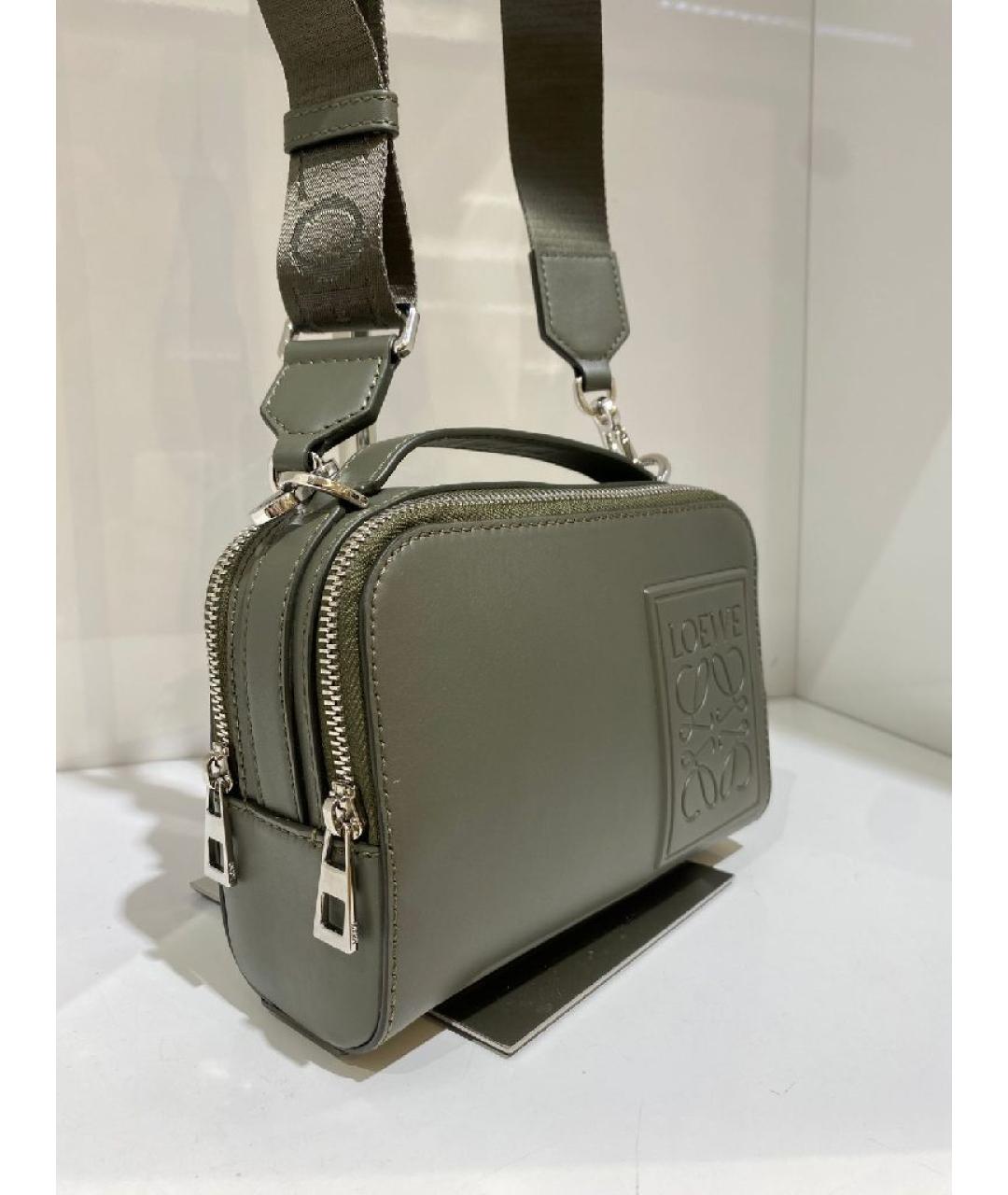 LOEWE Хаки сумка на плечо, фото 5