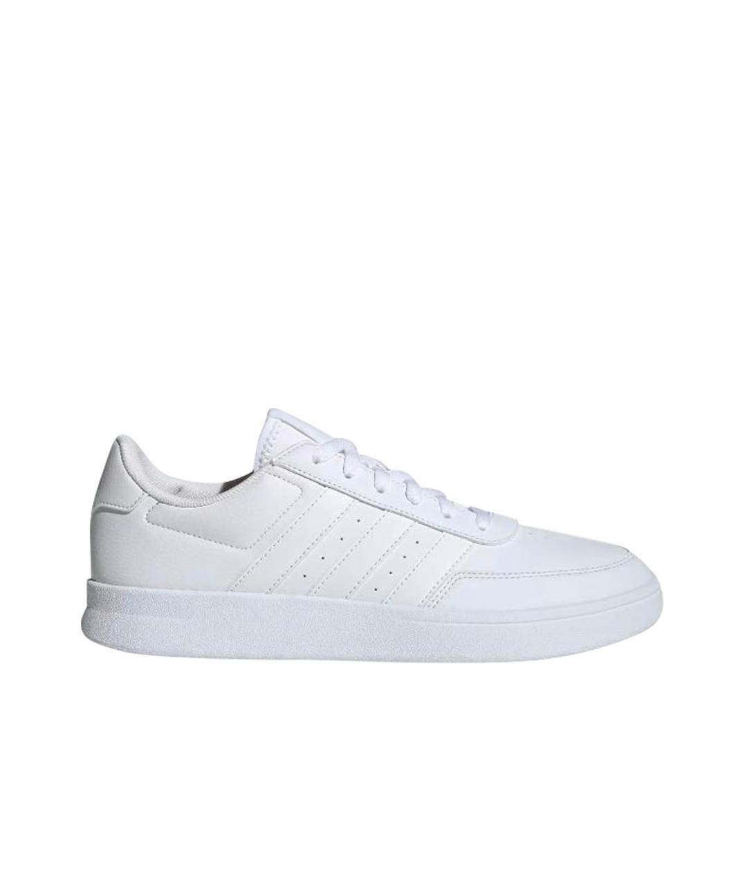 ADIDAS Белые кожаные низкие кроссовки / кеды, фото 1