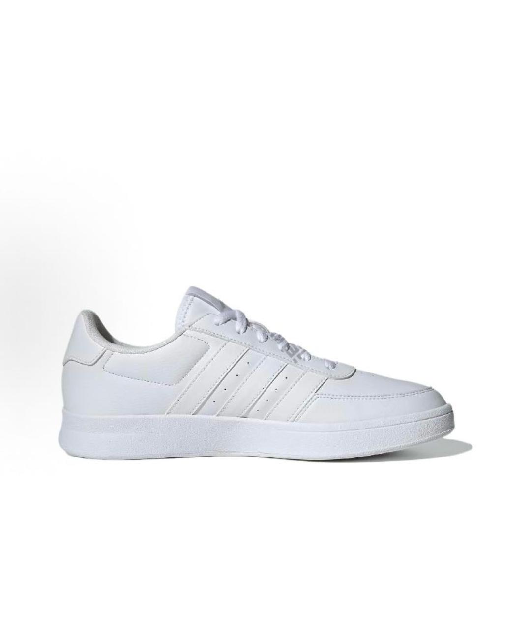 ADIDAS Белые кожаные низкие кроссовки / кеды, фото 3