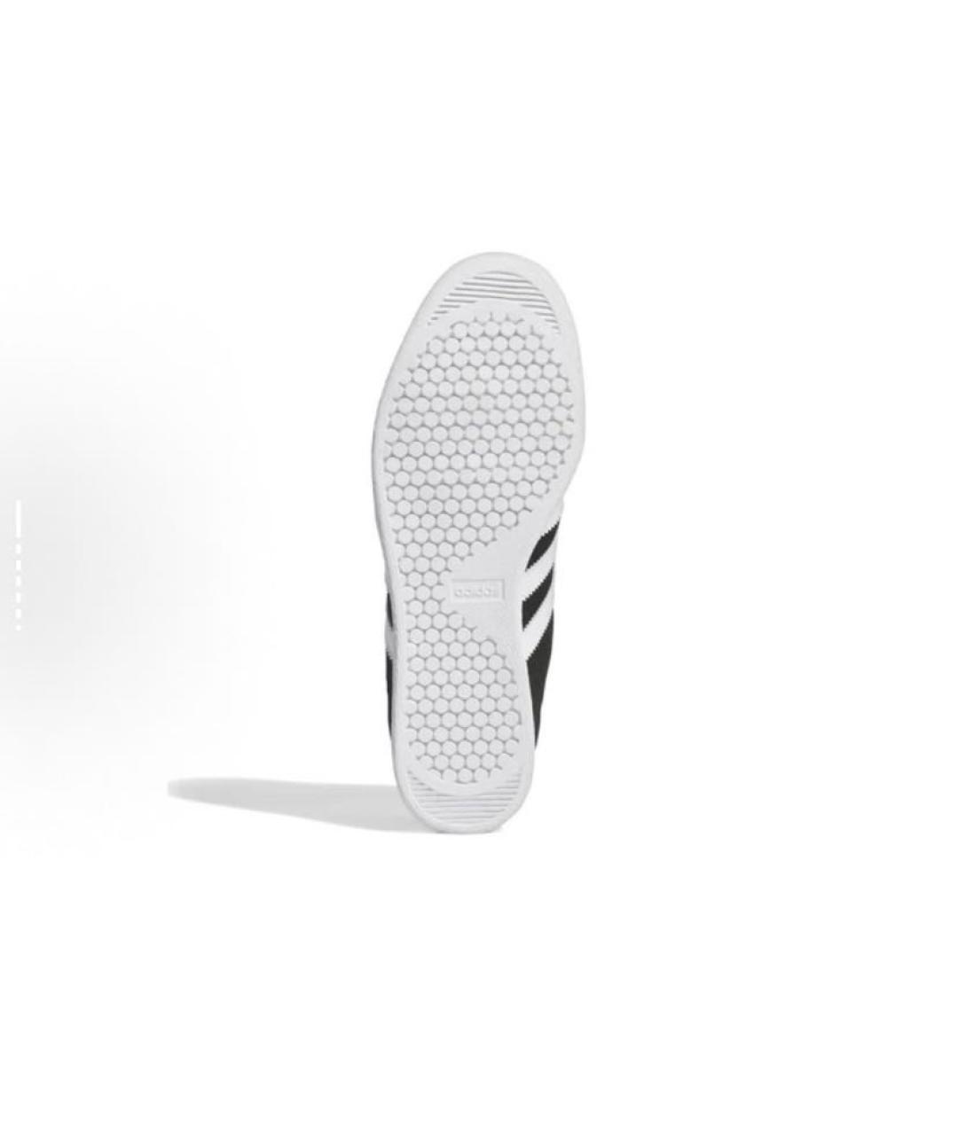 ADIDAS Черные замшевые низкие кроссовки / кеды, фото 6