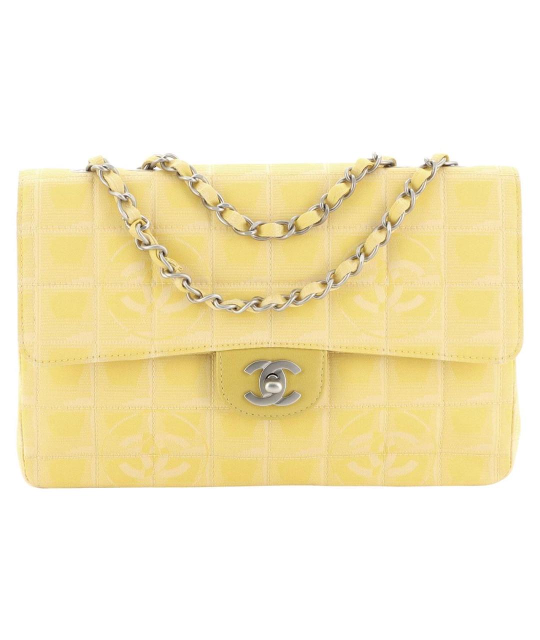CHANEL Горчичная сумка через плечо, фото 1