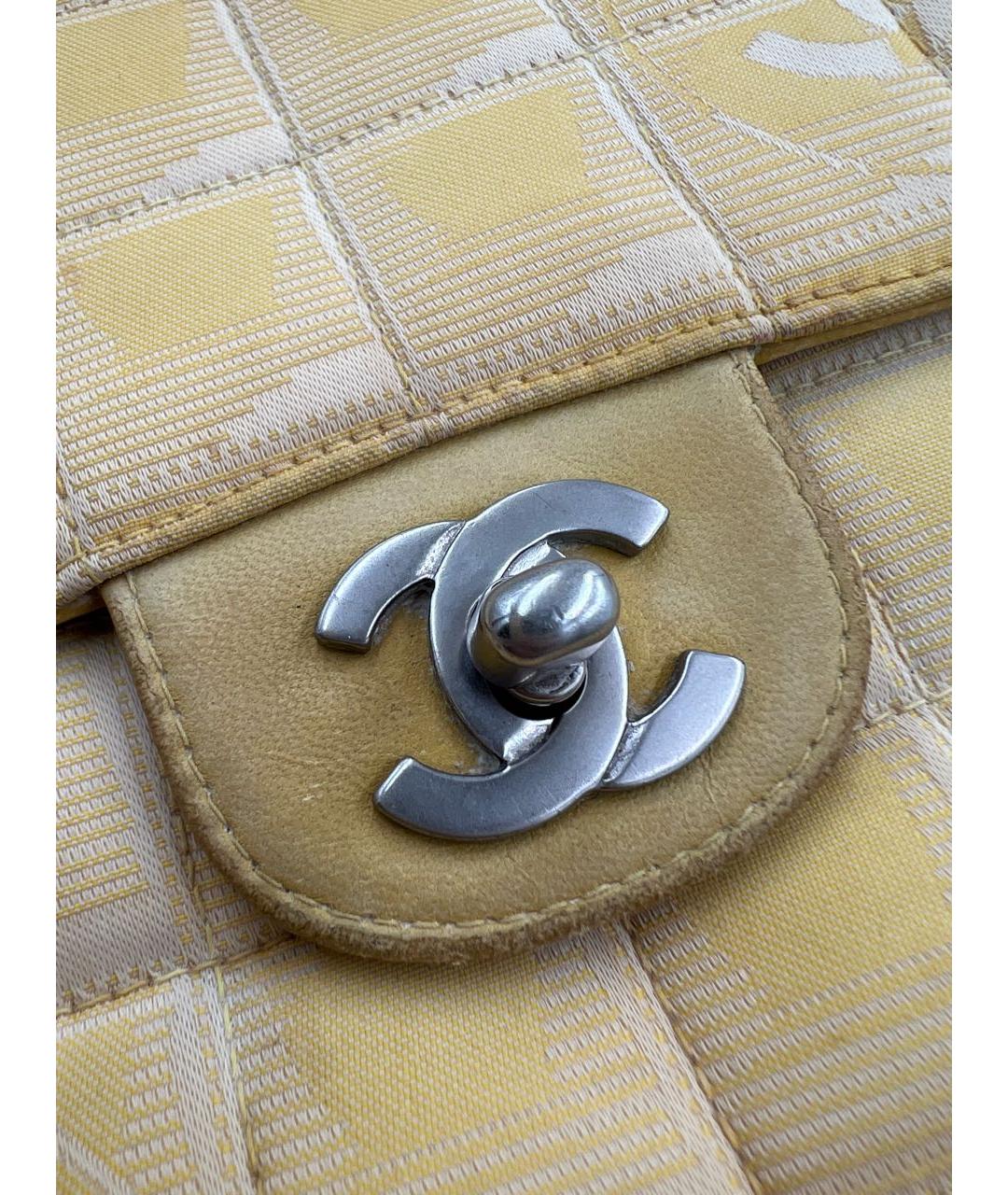 CHANEL Горчичная сумка через плечо, фото 3
