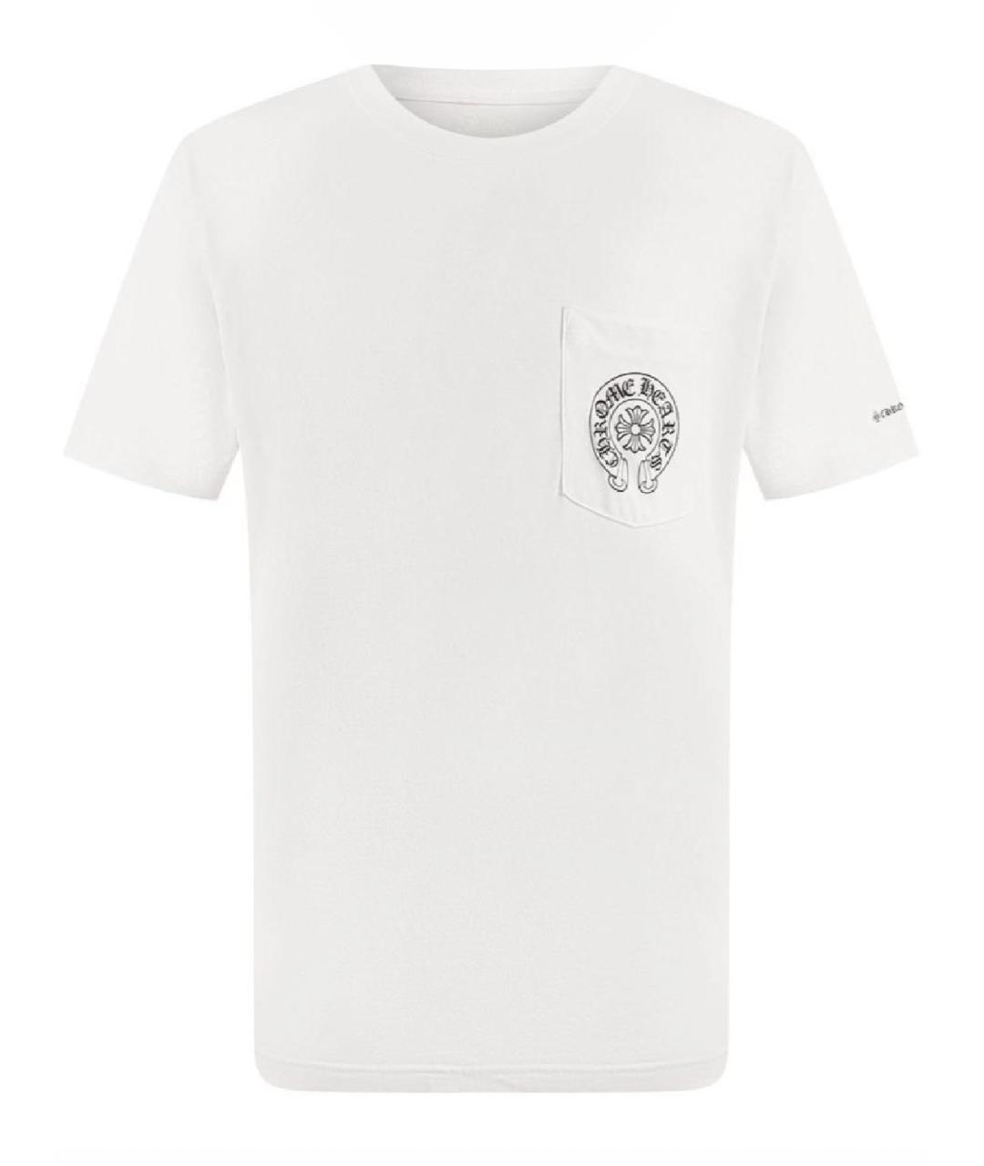 CHROME HEARTS Белая хлопковая футболка, фото 1