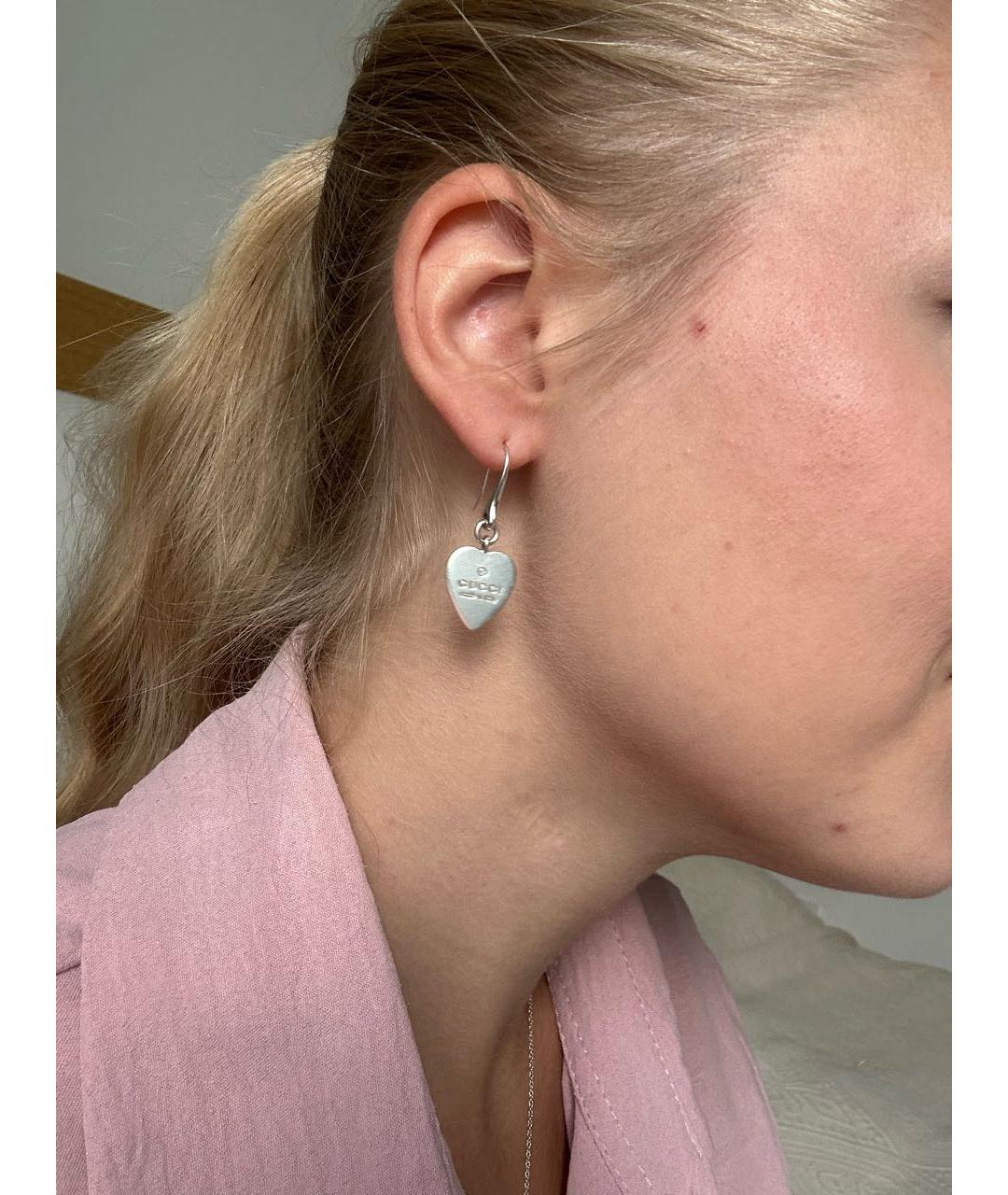 GUCCI Серебряные серебряные серьги, фото 5