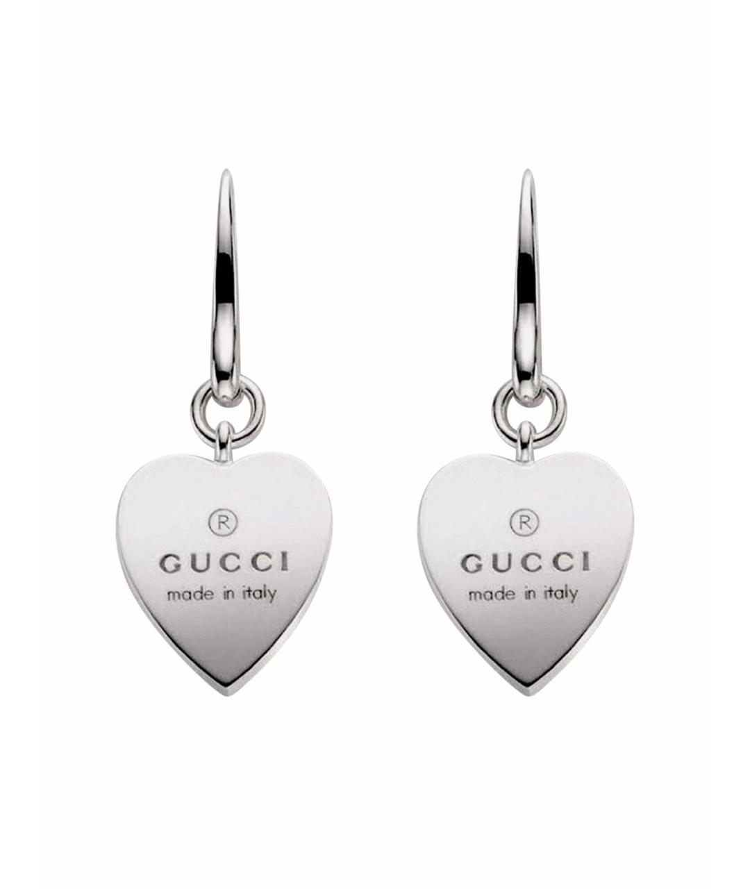GUCCI Серебряные серебряные серьги, фото 1