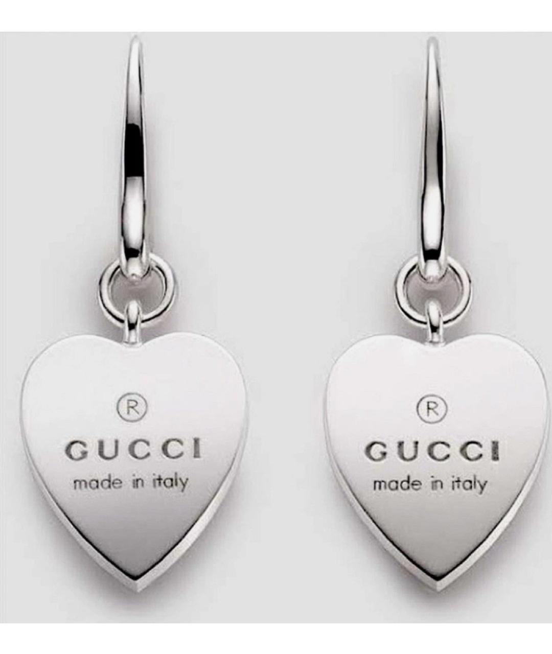 GUCCI Серебряные серебряные серьги, фото 8