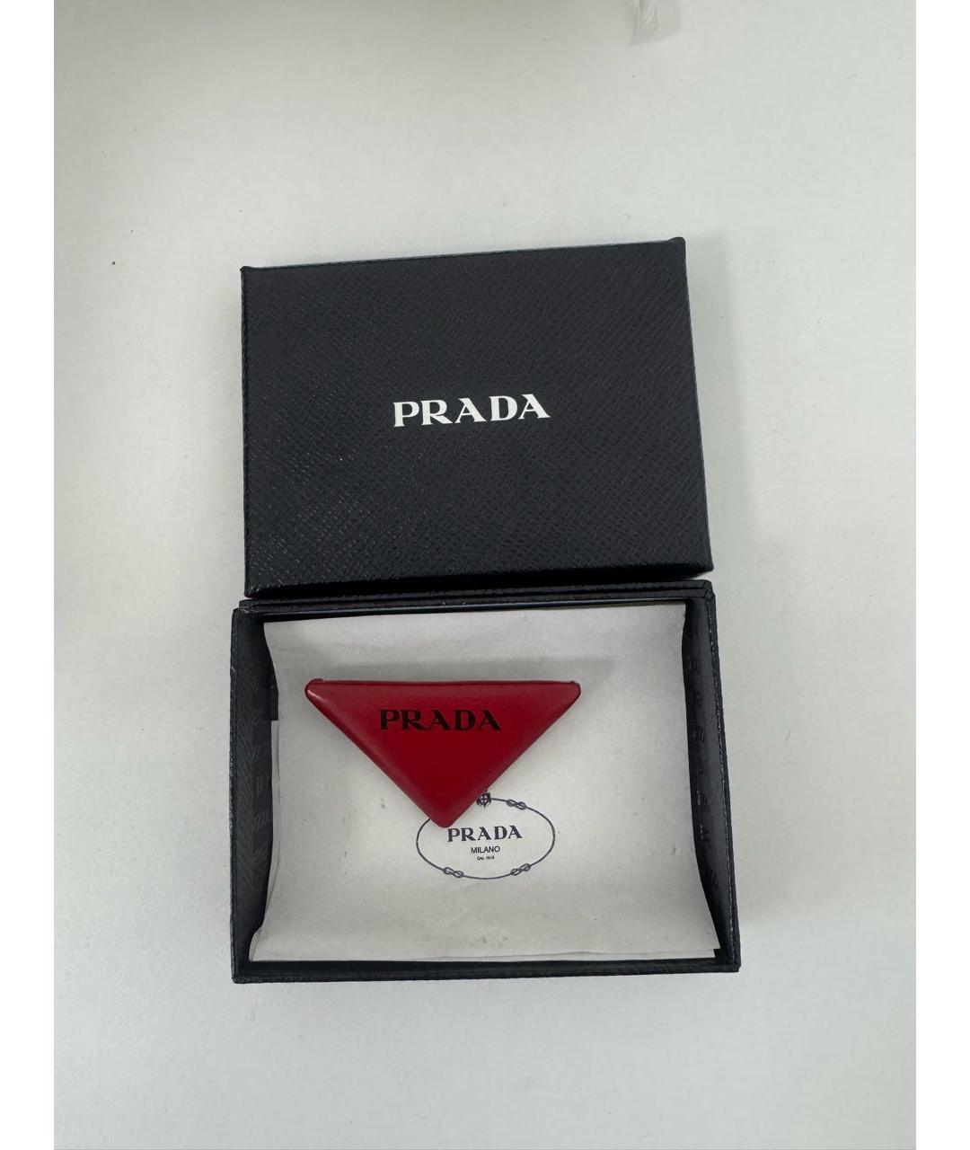 PRADA Красная нефритовая булавка / брошь, фото 3