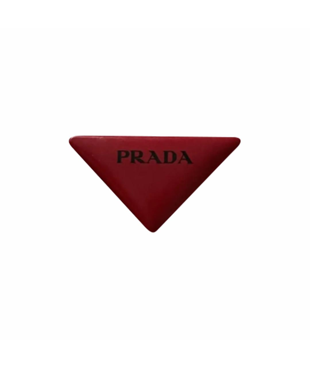 PRADA Красная нефритовая булавка / брошь, фото 1