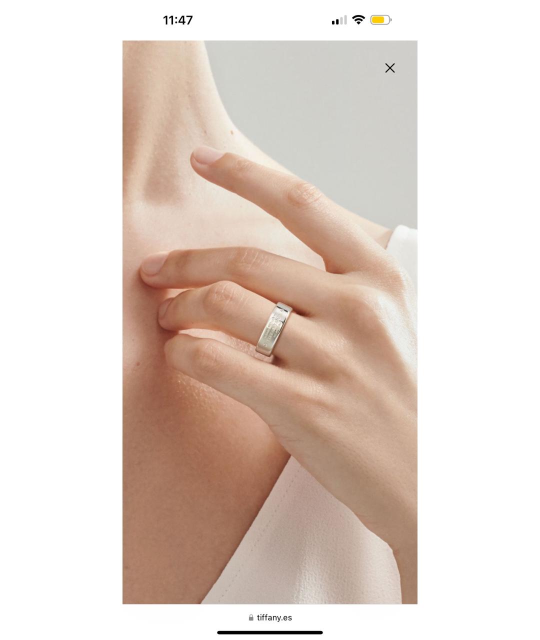TIFFANY&CO Серебряное серебряное кольцо, фото 8
