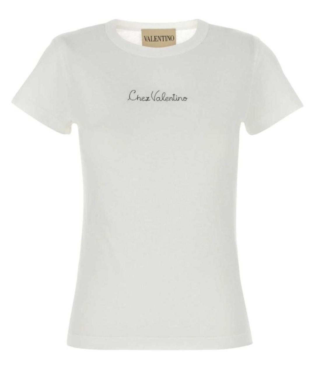 VALENTINO Белая футболка, фото 1