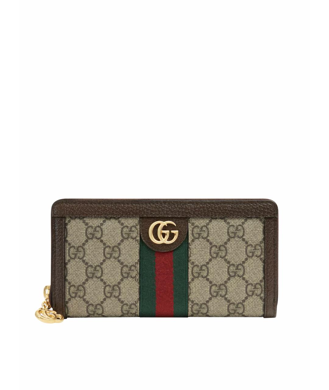 GUCCI Коричневый кошелек, фото 1