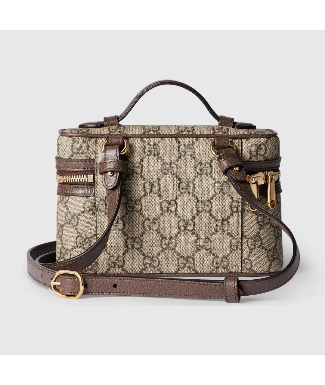 GUCCI Коричневая сумка с короткими ручками, фото 3
