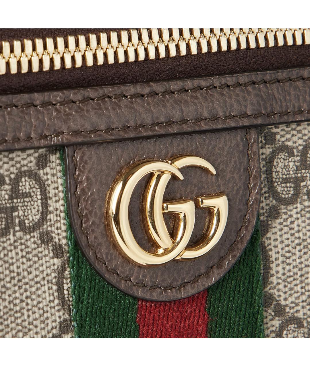 GUCCI Коричневая сумка с короткими ручками, фото 4