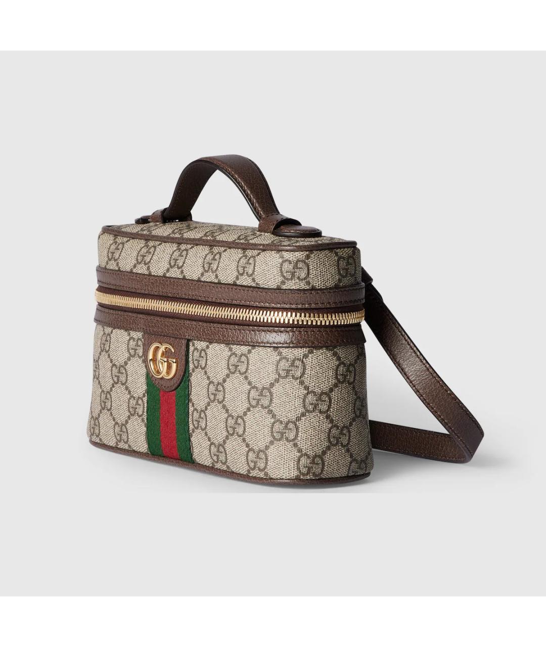 GUCCI Коричневая сумка с короткими ручками, фото 2