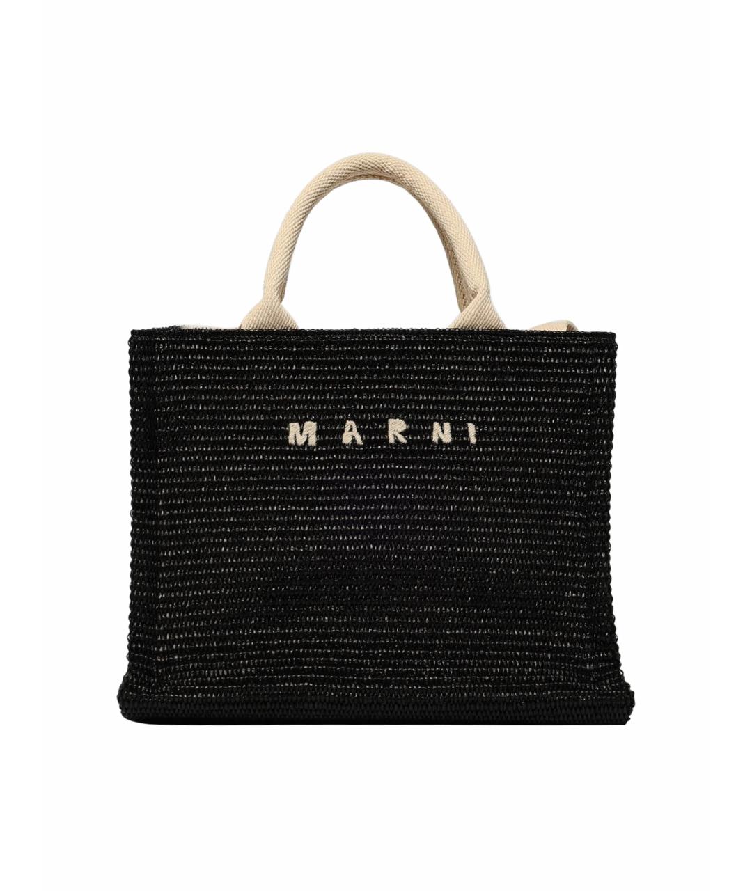 MARNI Черная сумка тоут, фото 1
