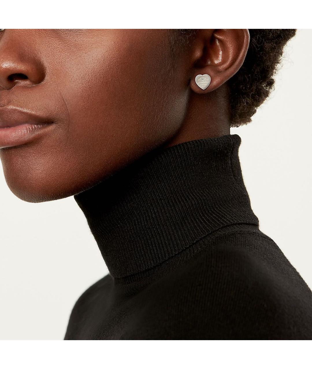 TIFFANY&CO Серебряные серебряные серьги, фото 5