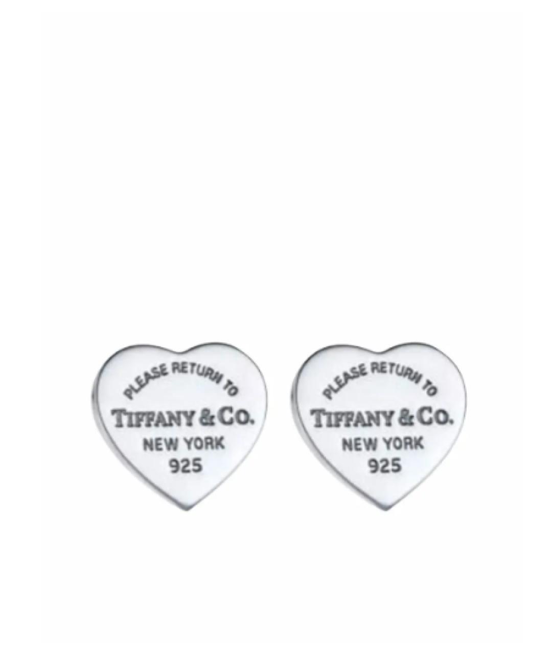 TIFFANY&CO Серебряные серебряные серьги, фото 6