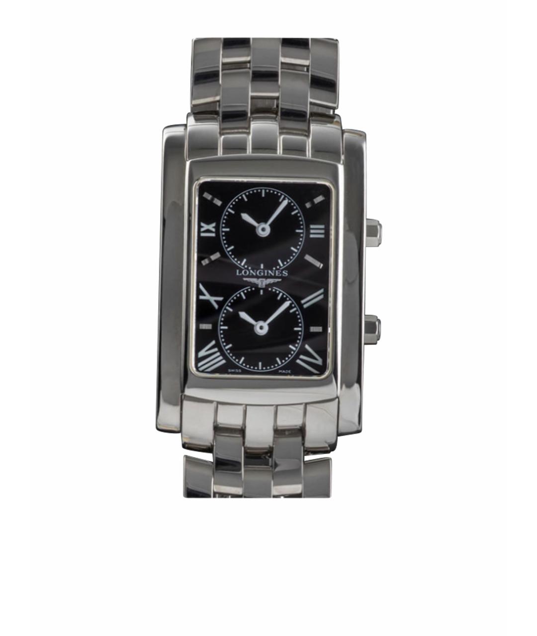 LONGINES Черные стальные часы, фото 10