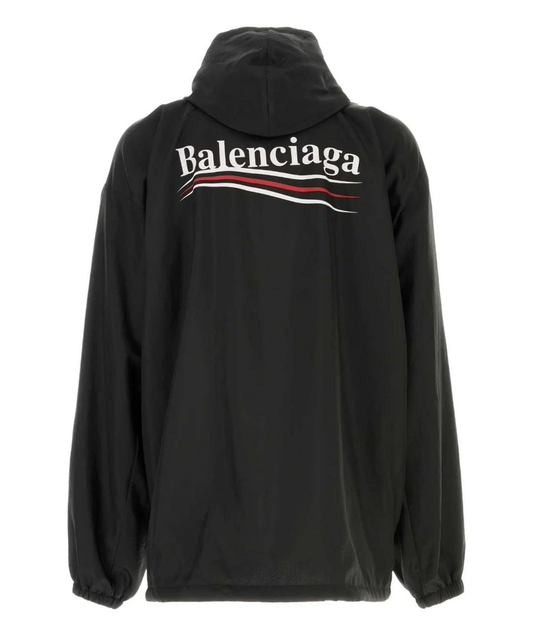 BALENCIAGA Черная синтетическая куртка, фото 2