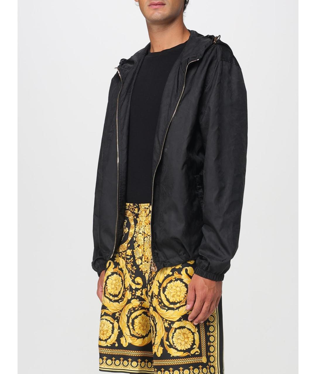 VERSACE Черная куртка, фото 5