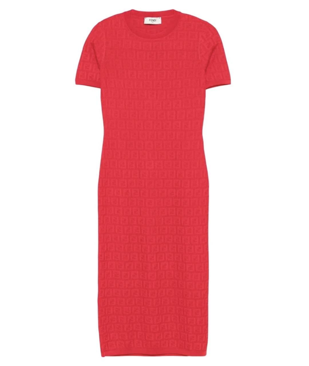 FENDI Красное платье, фото 1