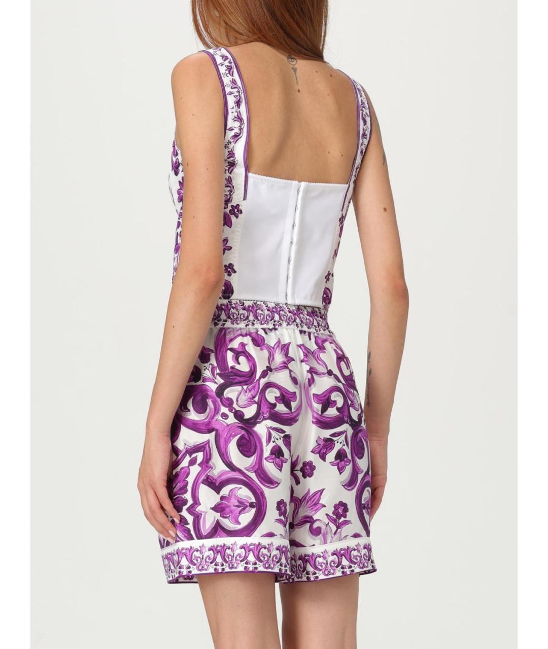 DOLCE&GABBANA Фиолетовая майка, фото 4