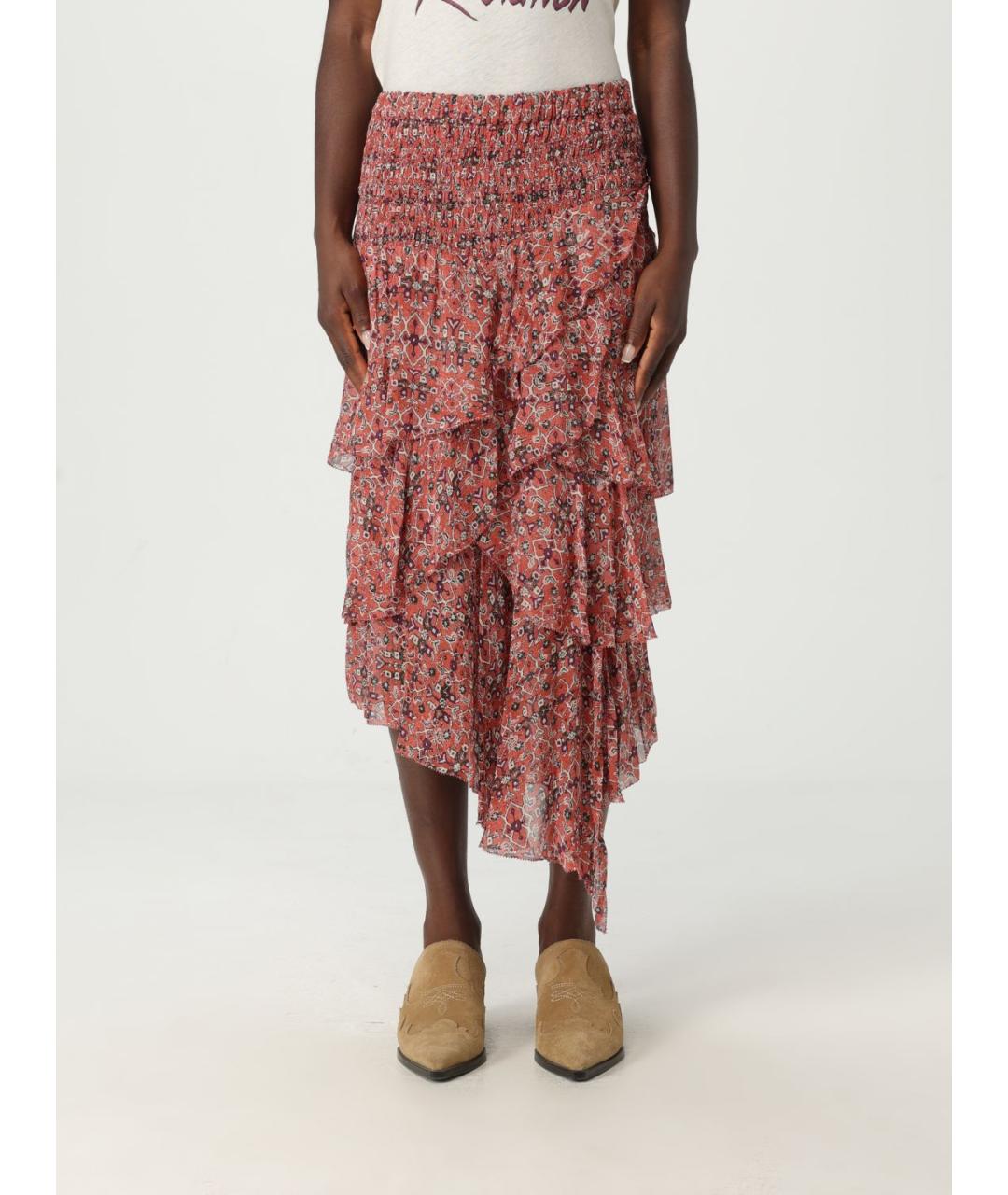 ISABEL MARANT Красная юбка миди, фото 2