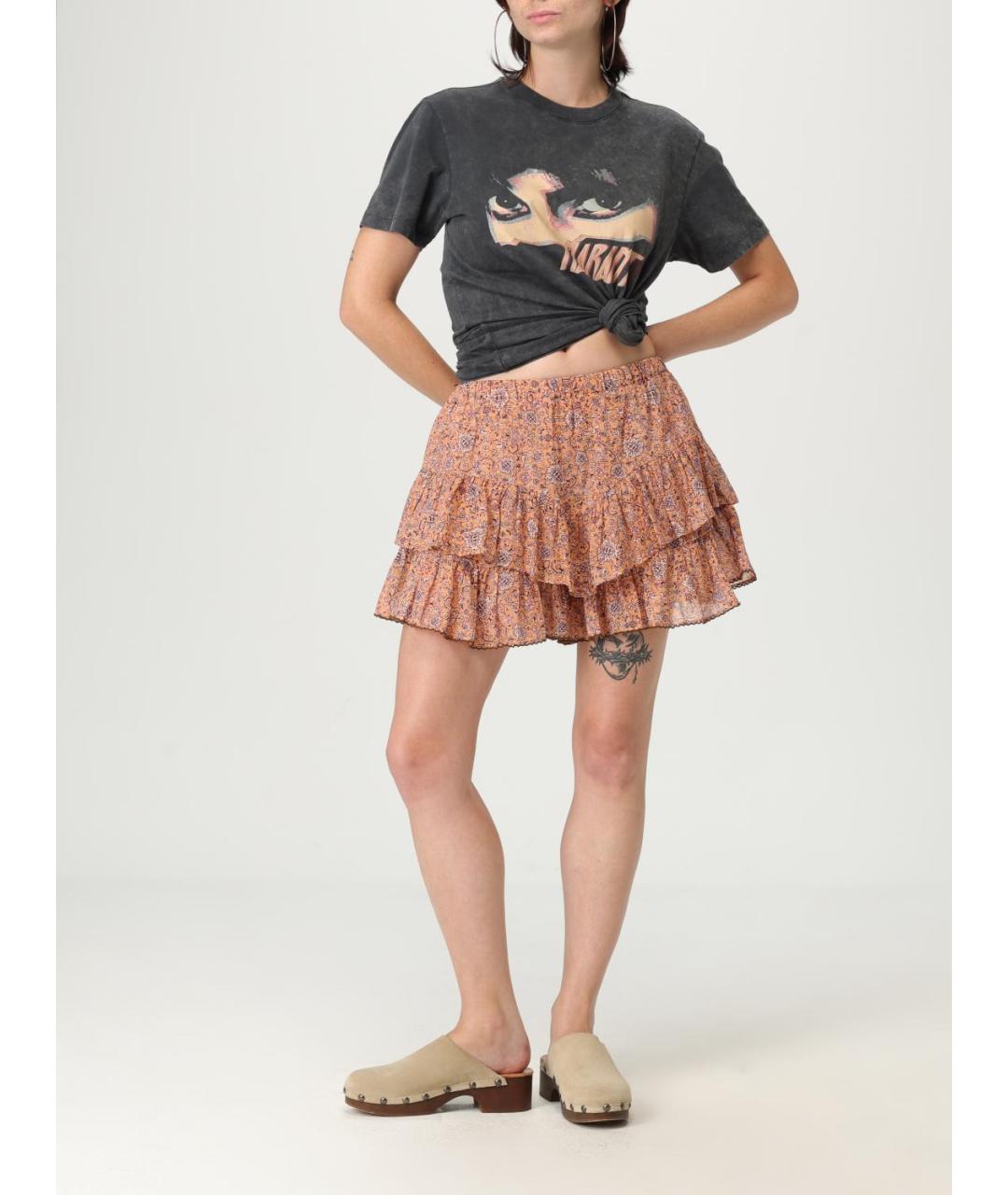 ISABEL MARANT Серая хлопковая футболка, фото 3