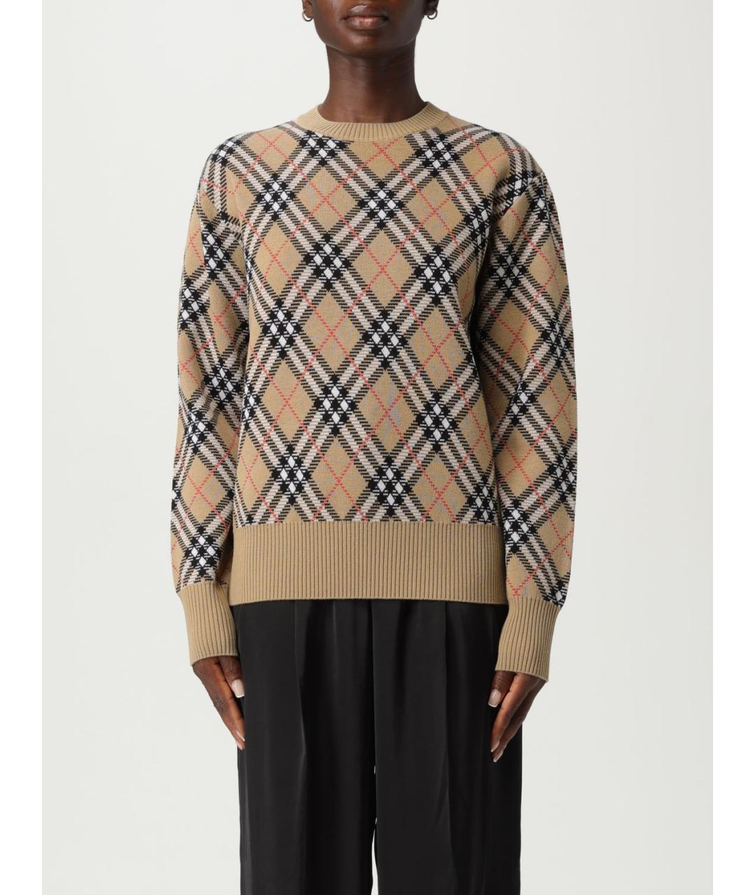 BURBERRY Бежевый джемпер / свитер, фото 1
