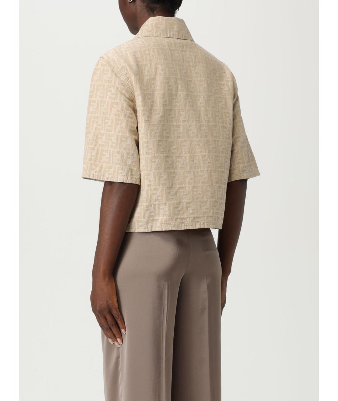 FENDI Бежевая куртка, фото 4