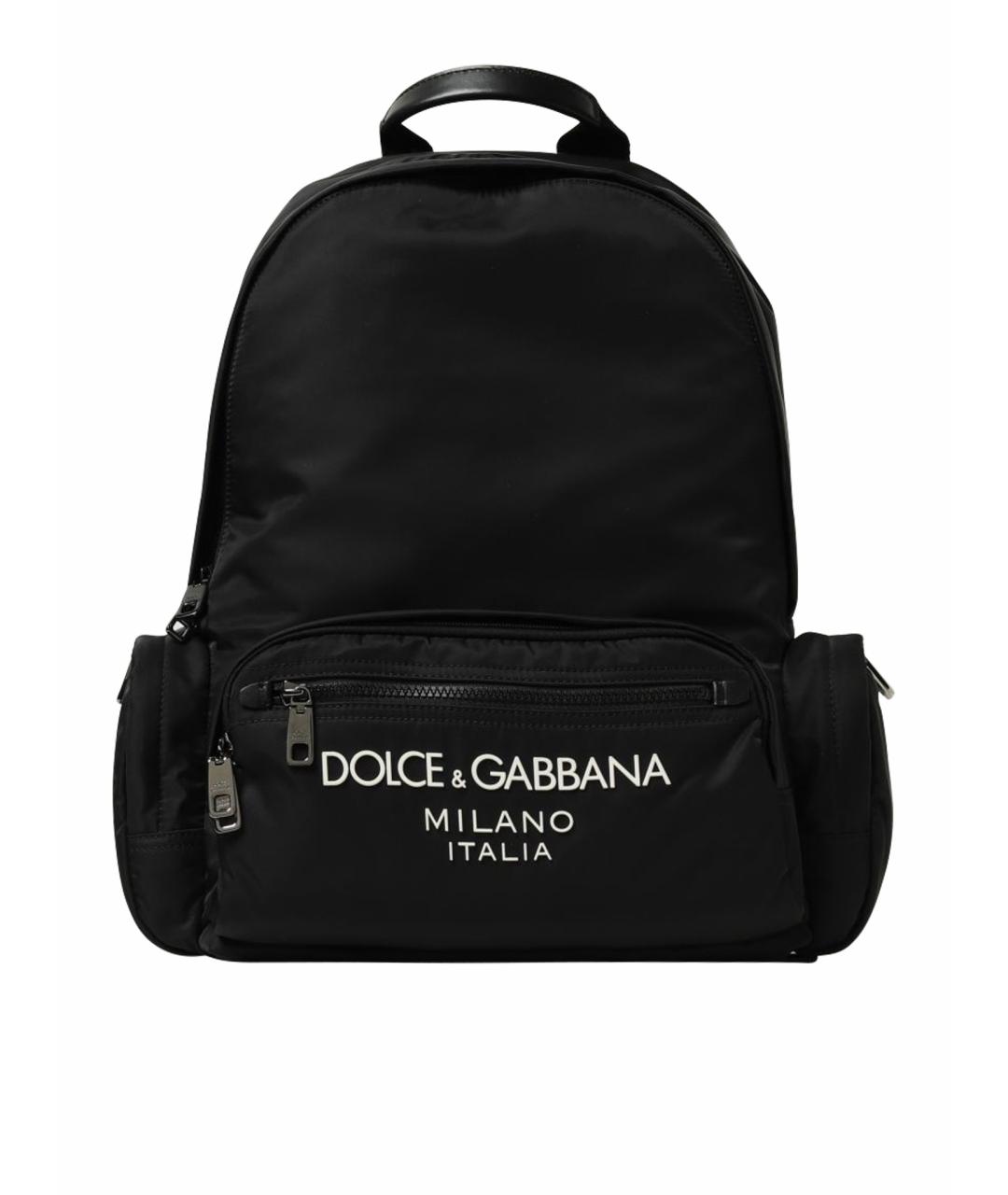 DOLCE&GABBANA Черный синтетический рюкзак, фото 1