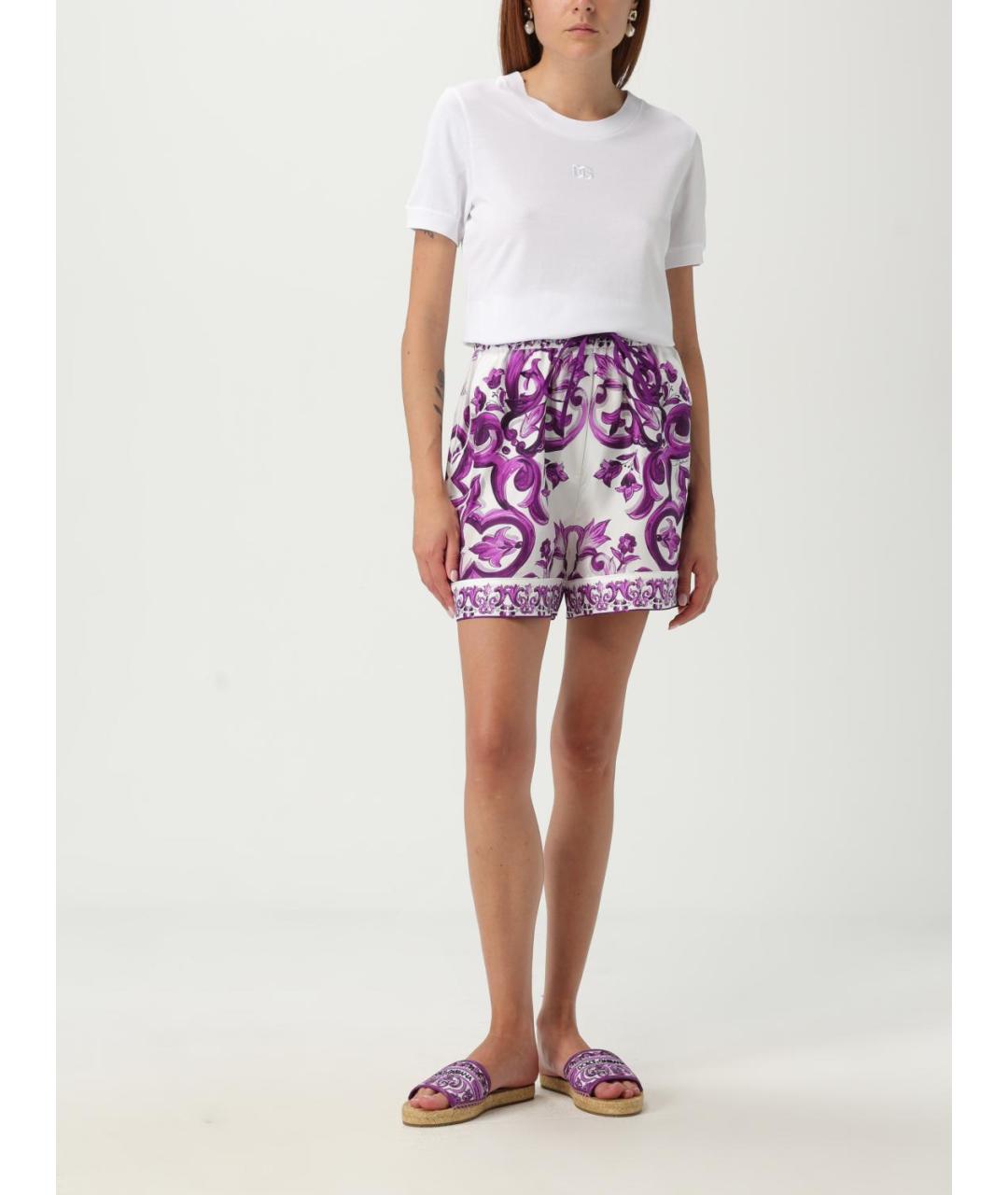 DOLCE&GABBANA Белая хлопковая футболка, фото 3