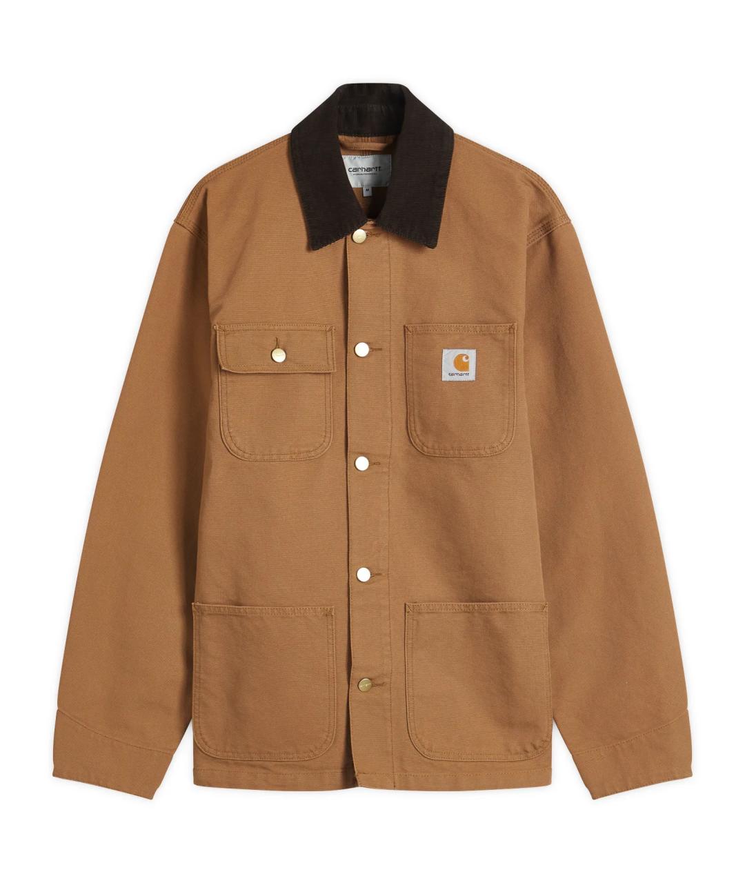 CARHARTT WIP Коричневая хлопковая куртка, фото 1