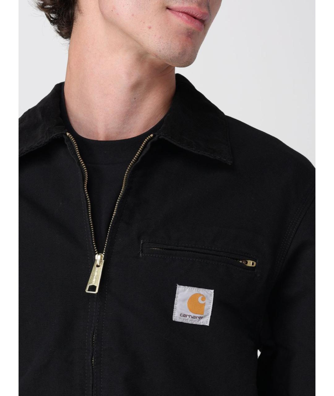 CARHARTT WIP Черная хлопковая куртка, фото 5