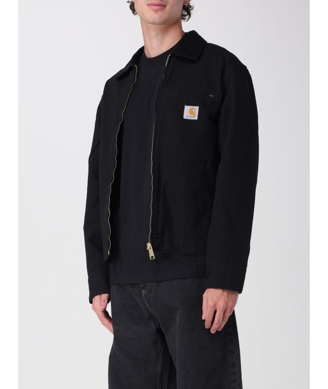 CARHARTT WIP Черная хлопковая куртка, фото 4