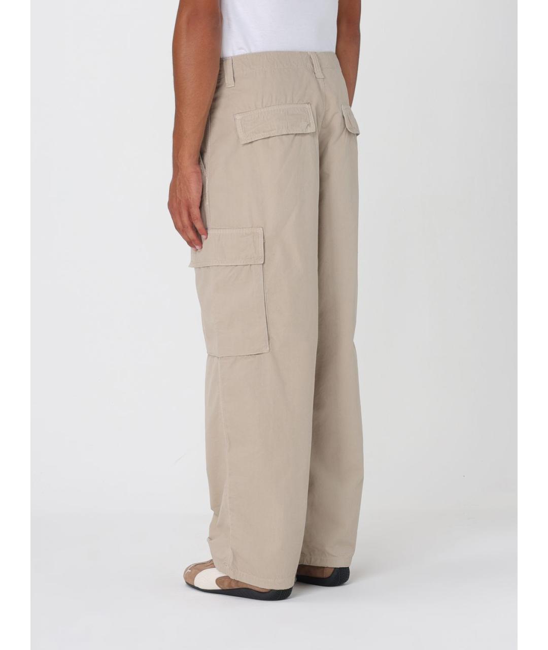 CARHARTT WIP Бежевые повседневные брюки, фото 3