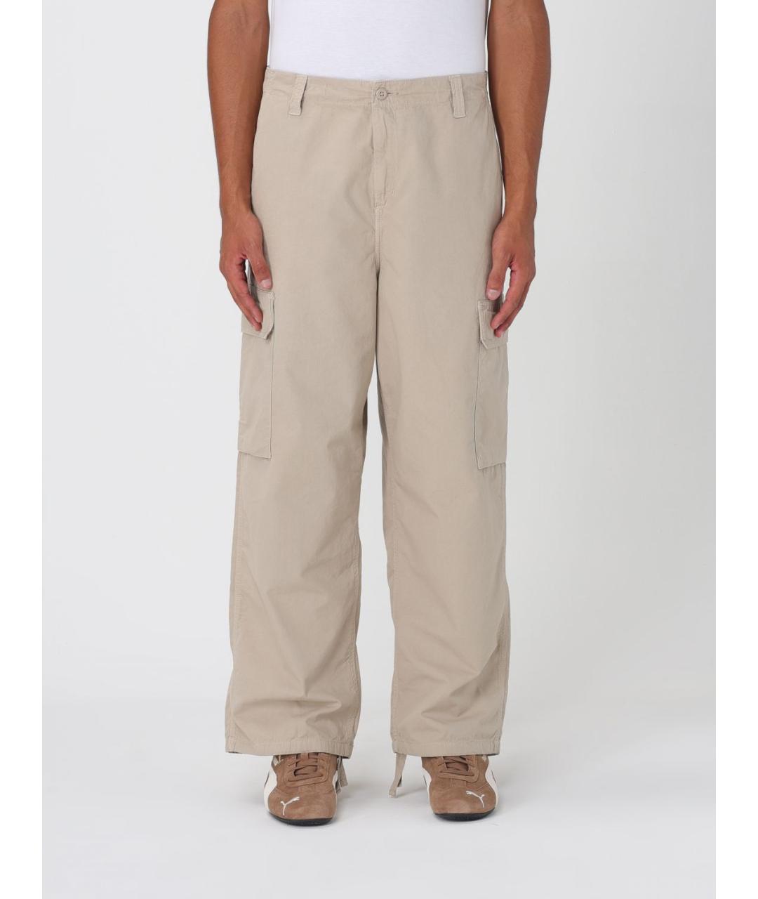 CARHARTT WIP Бежевые повседневные брюки, фото 5