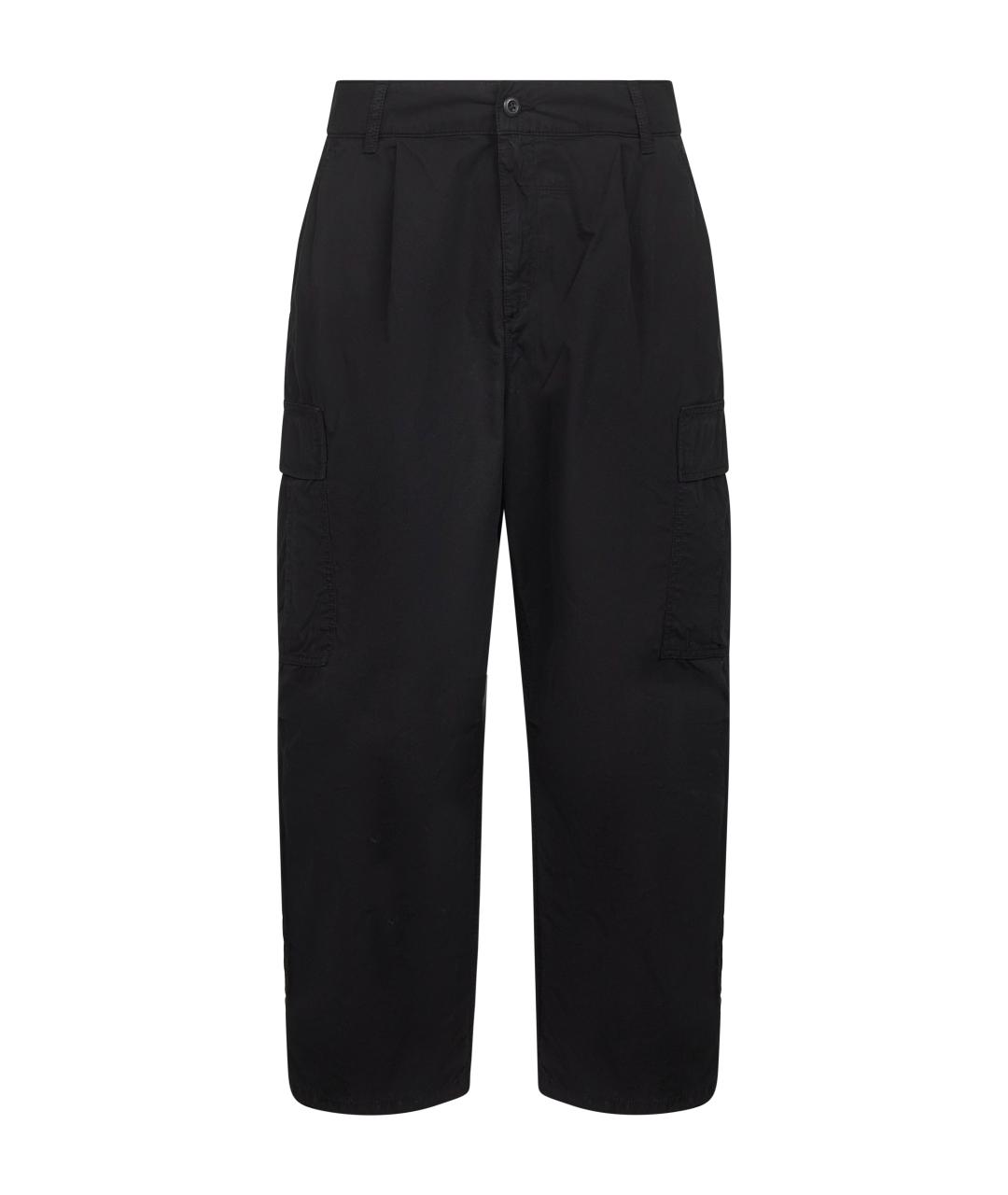 CARHARTT WIP Черные хлопковые повседневные брюки, фото 1