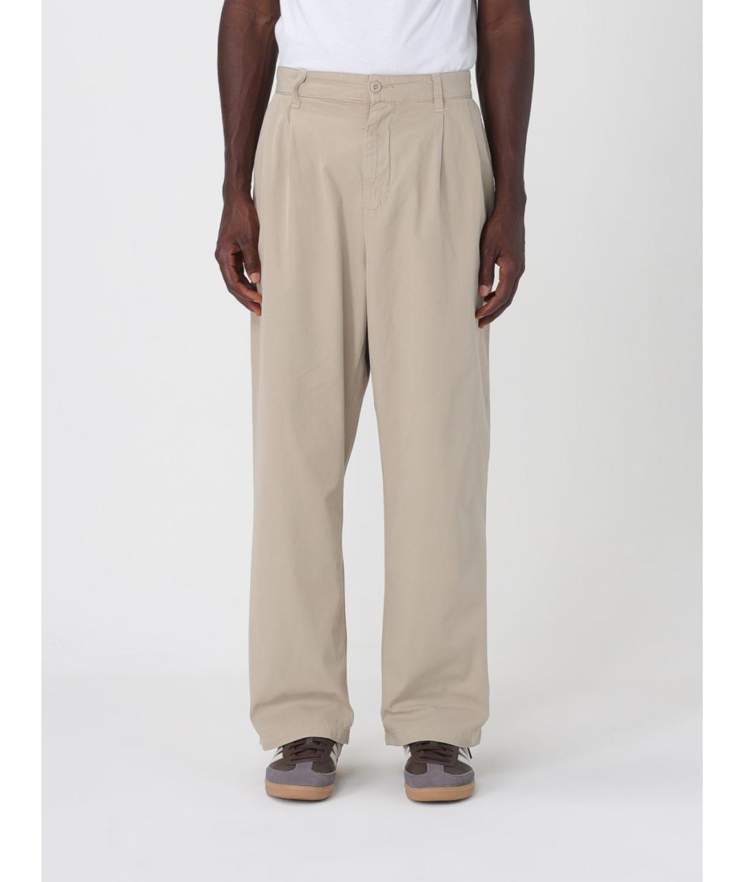 CARHARTT WIP Бежевые повседневные брюки, фото 5