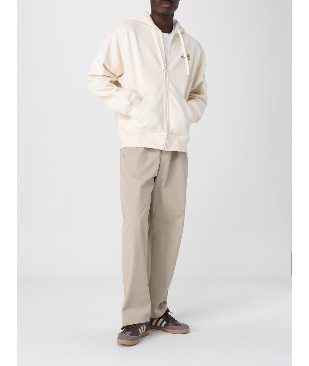 CARHARTT WIP Бежевые повседневные брюки, фото 2