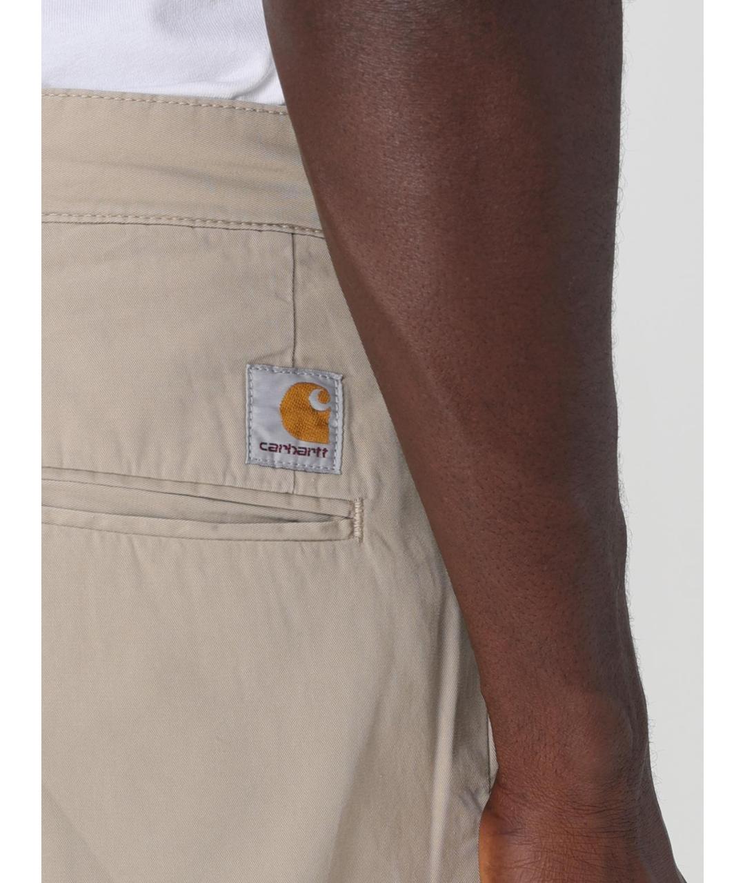 CARHARTT WIP Бежевые повседневные брюки, фото 4