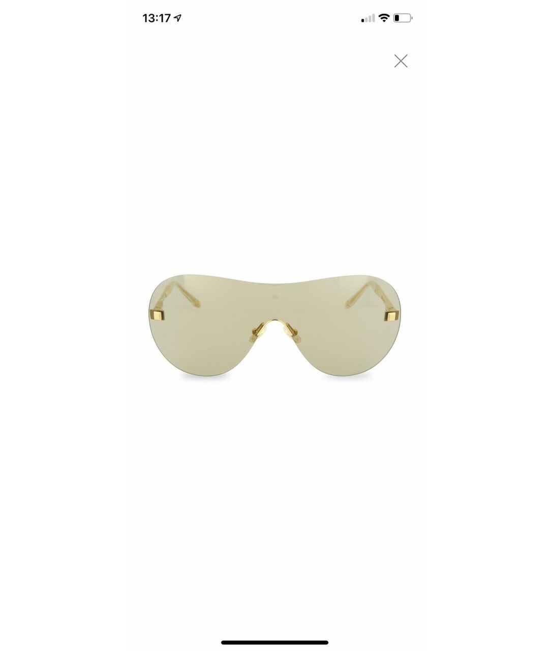 BOUCHERON Коричневые металлические солнцезащитные очки, фото 7