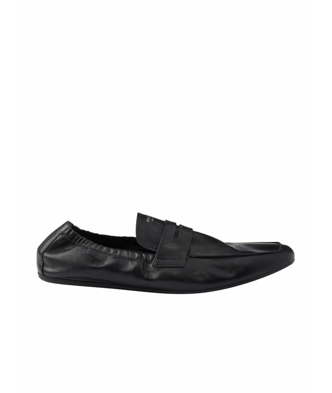 PRADA Черные лоферы, фото 1