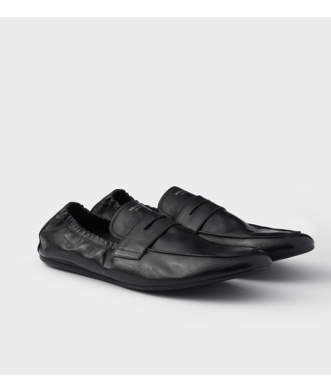 PRADA Черные лоферы, фото 2